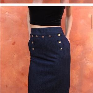 Pencil skirt (denim)